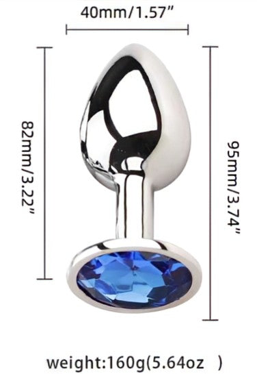 Stainless Steel Anal Plug – Body Safe, Smooth Finish, Durable & Easy Clean