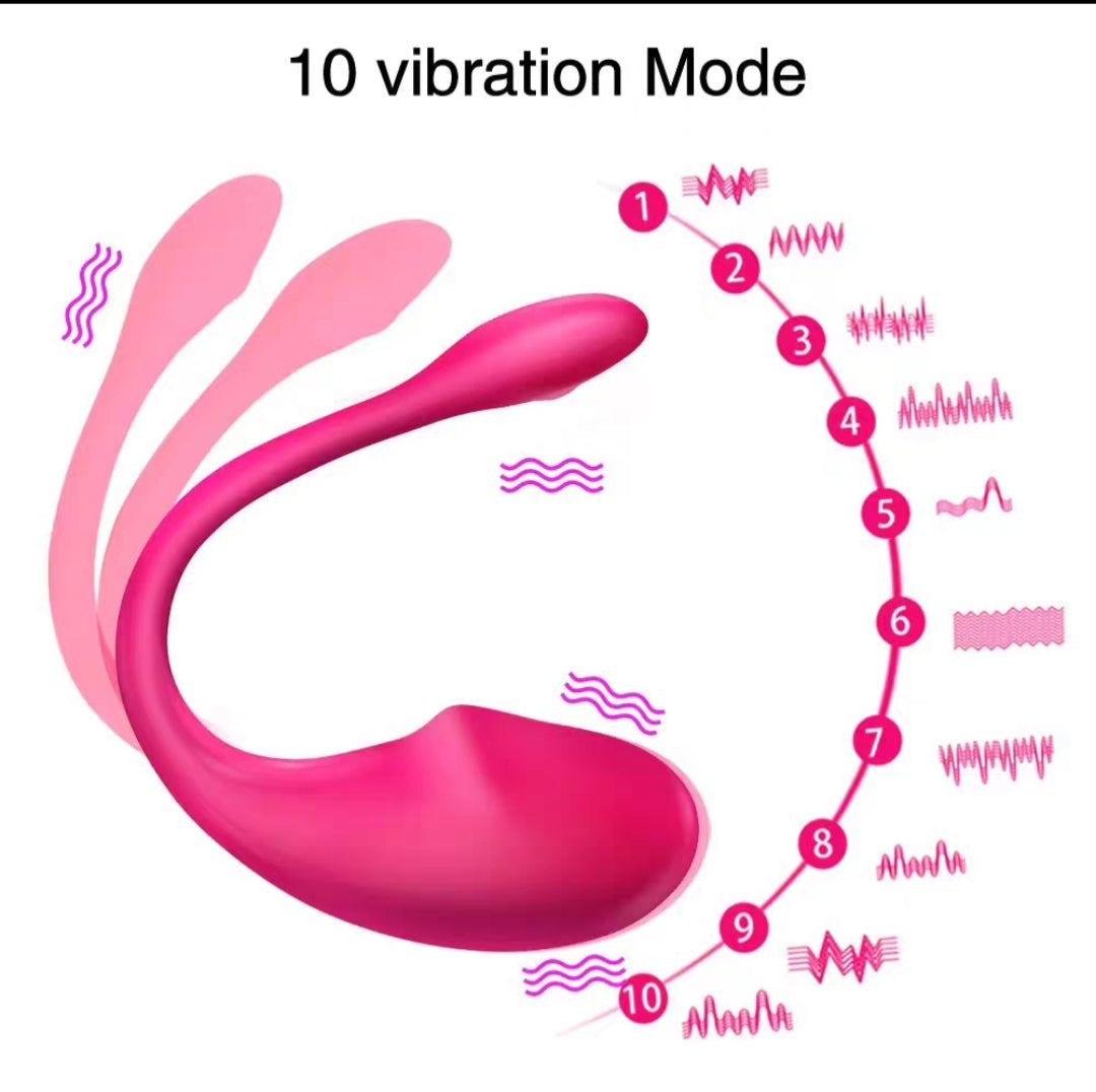 Silicone Vibrating Massager – 10 Modes, Body Safe, Waterproof & Rechargeable