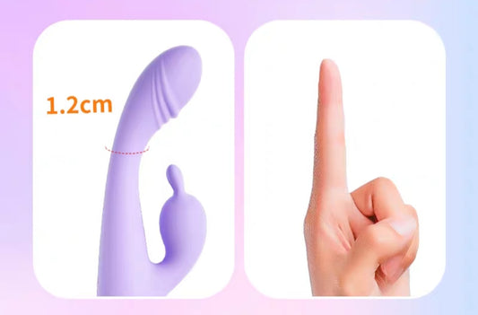Silicone Dual-Stimulation Rabbit Vibrating Massager – 10 Modes, Body Safe, Waterproof & Rechargeable