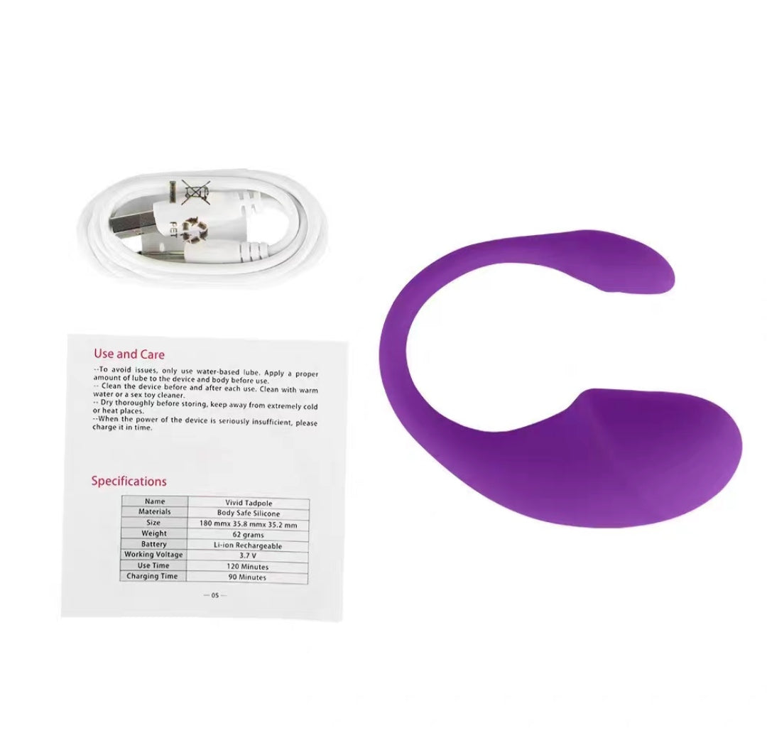 Silicone Vibrating Massager – 10 Modes, Body Safe, Waterproof & Rechargeable
